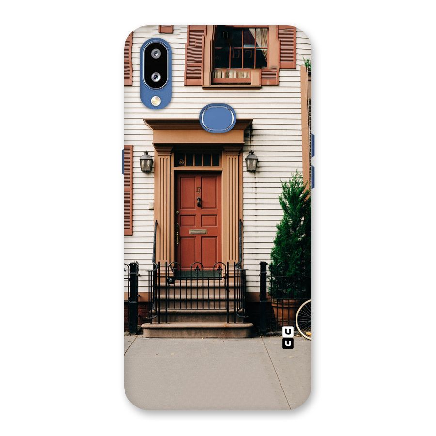 Pretty Orange Door Back Case for Galaxy M01s