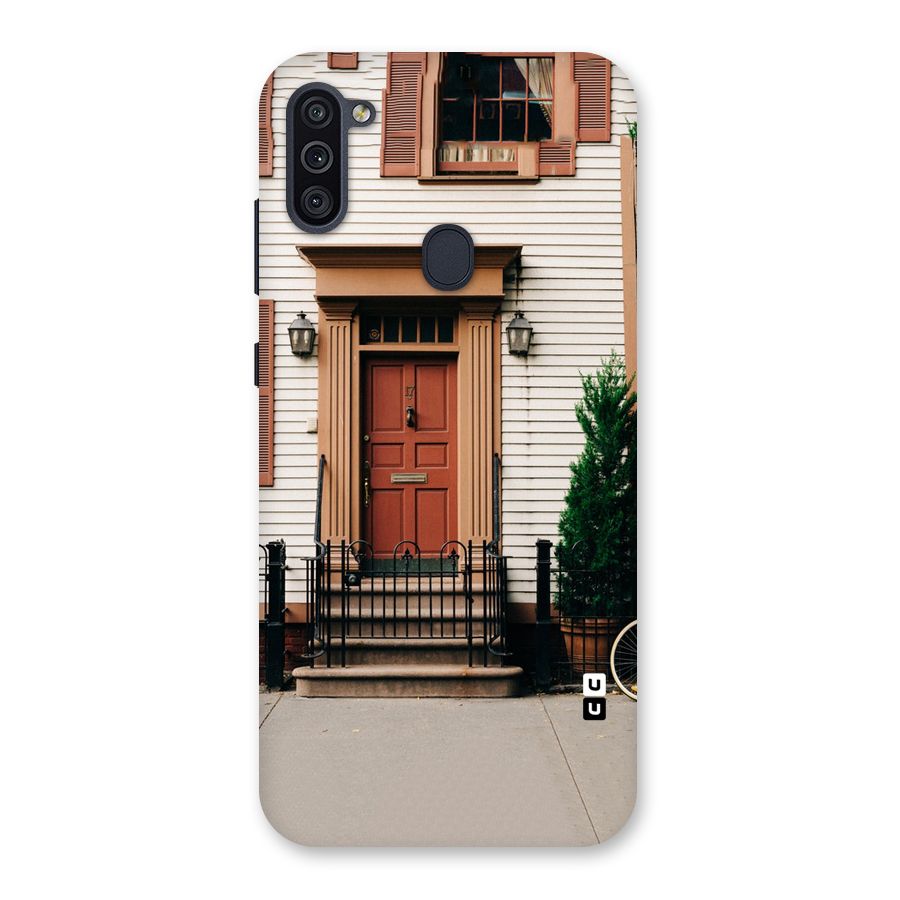 Pretty Orange Door Back Case for Galaxy M11