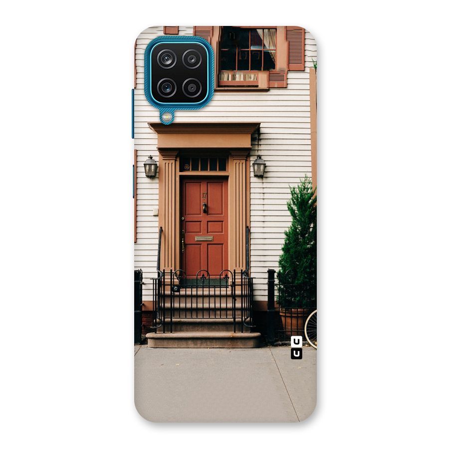Pretty Orange Door Back Case for Galaxy M12