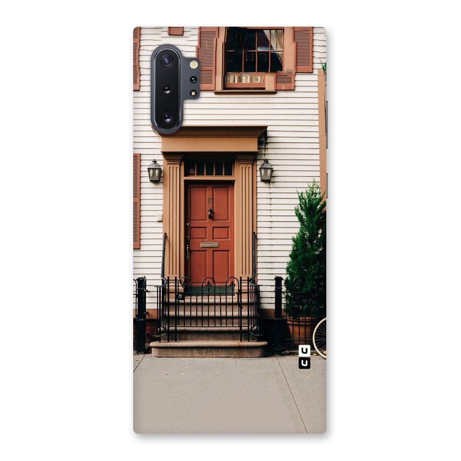 Pretty Orange Door Back Case for Galaxy Note 10 Plus