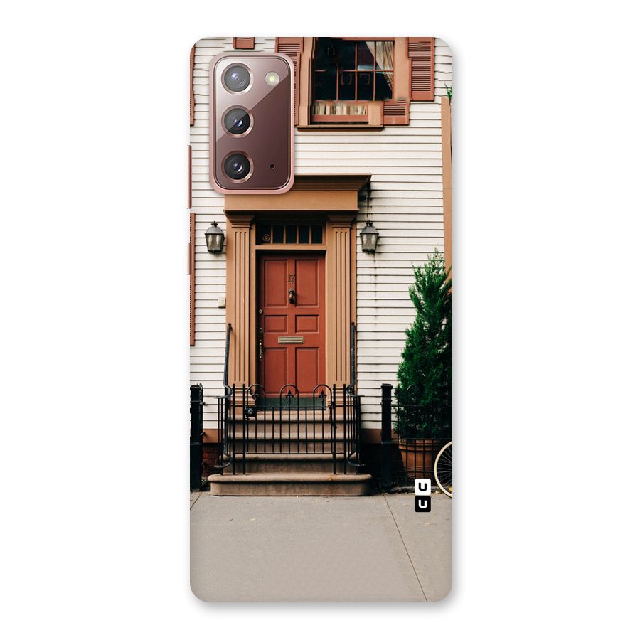 Pretty Orange Door Back Case for Galaxy Note 20