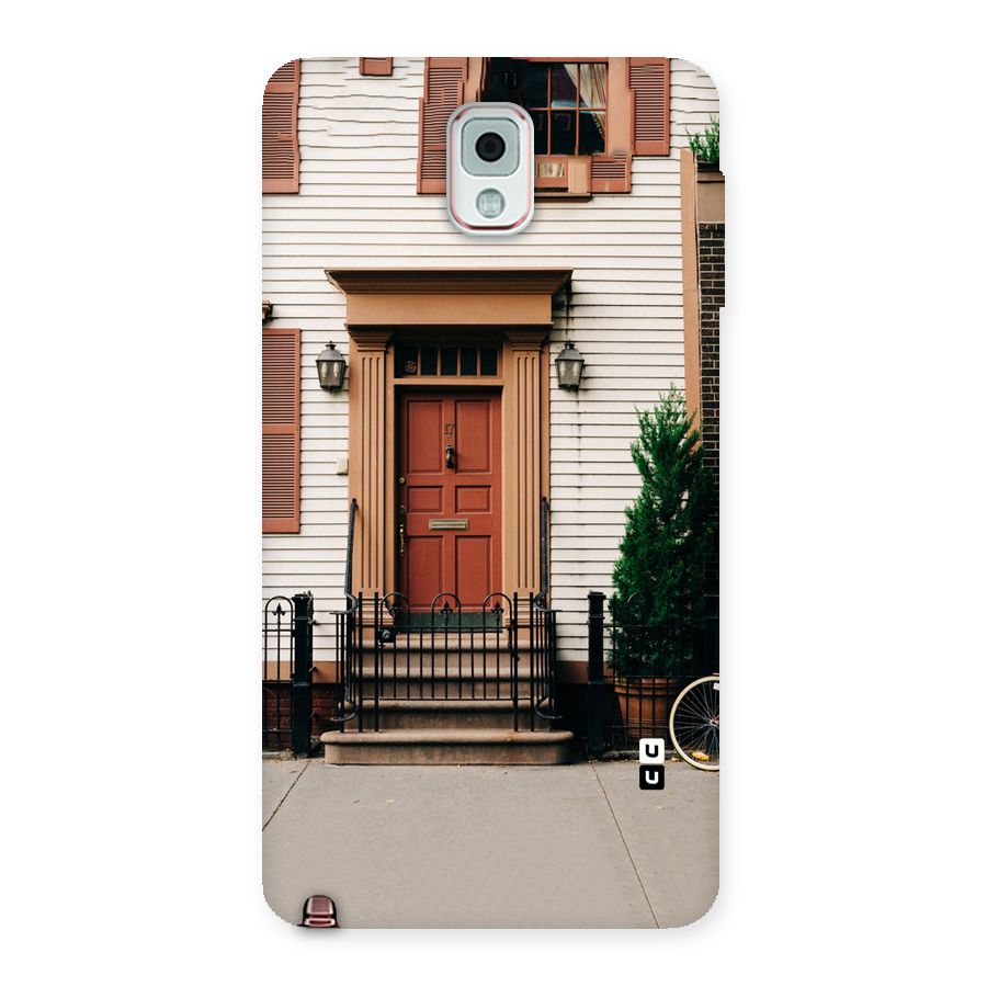 Pretty Orange Door Back Case for Galaxy Note 3