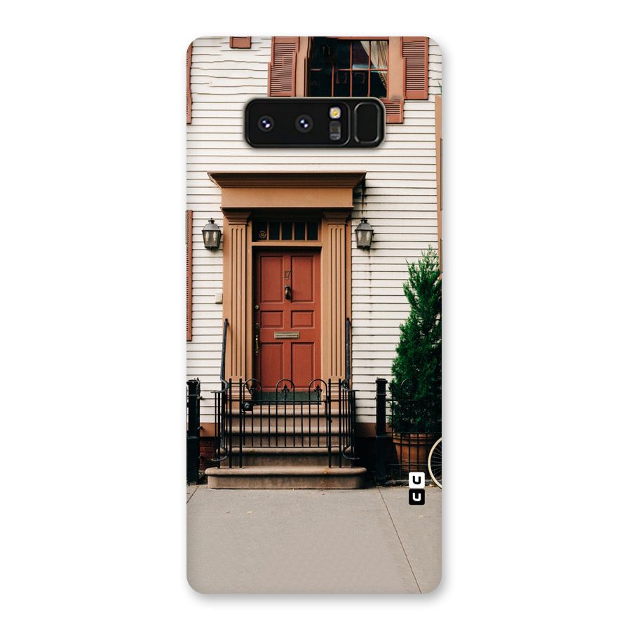 Pretty Orange Door Back Case for Galaxy Note 8