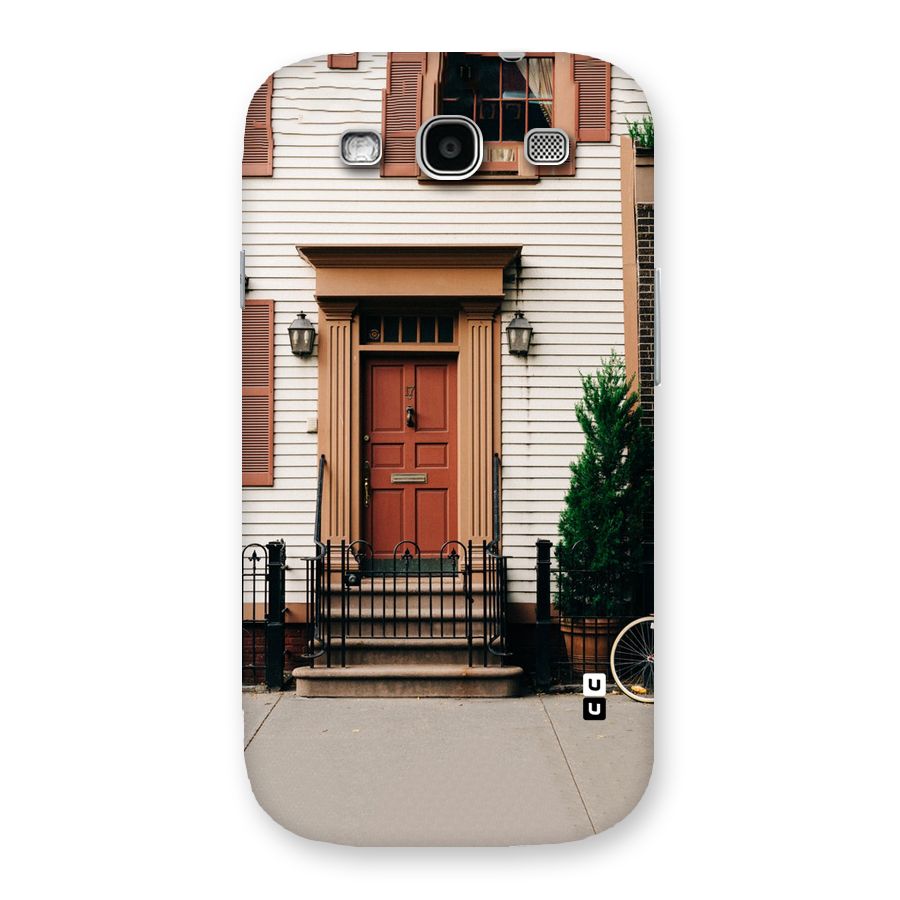 Pretty Orange Door Back Case for Galaxy S3