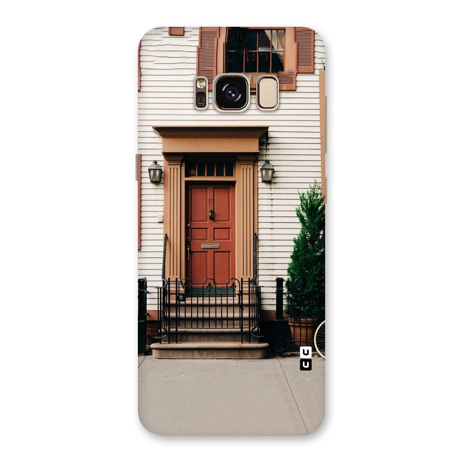 Pretty Orange Door Back Case for Galaxy S8