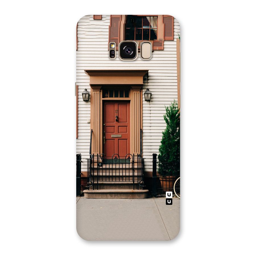 Pretty Orange Door Back Case for Galaxy S8 Plus