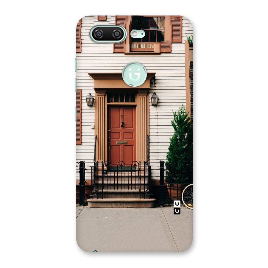 Pretty Orange Door Back Case for Gionee S10