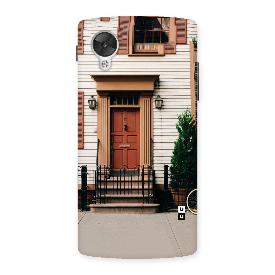 Pretty Orange Door Back Case for Google Nexsus 5