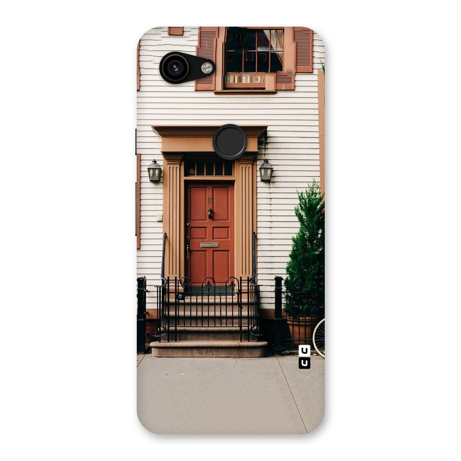 Pretty Orange Door Back Case for Google Pixel 3a