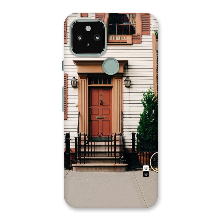 Pretty Orange Door Back Case for Google Pixel 5