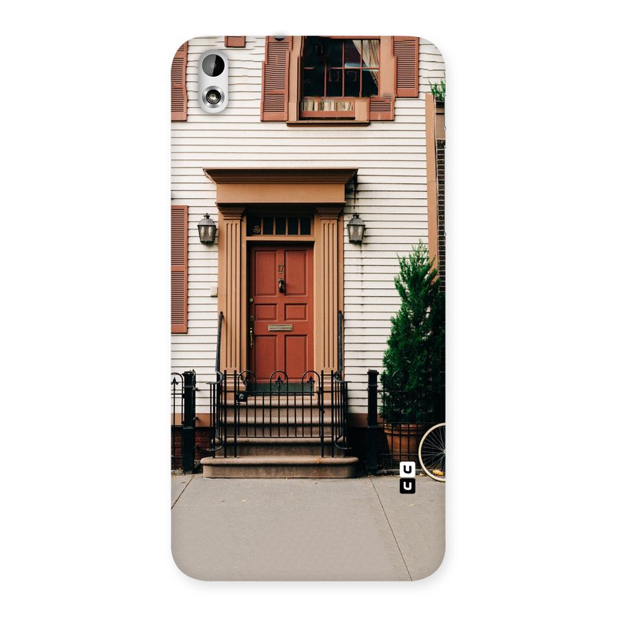 Pretty Orange Door Back Case for HTC Desire 816g