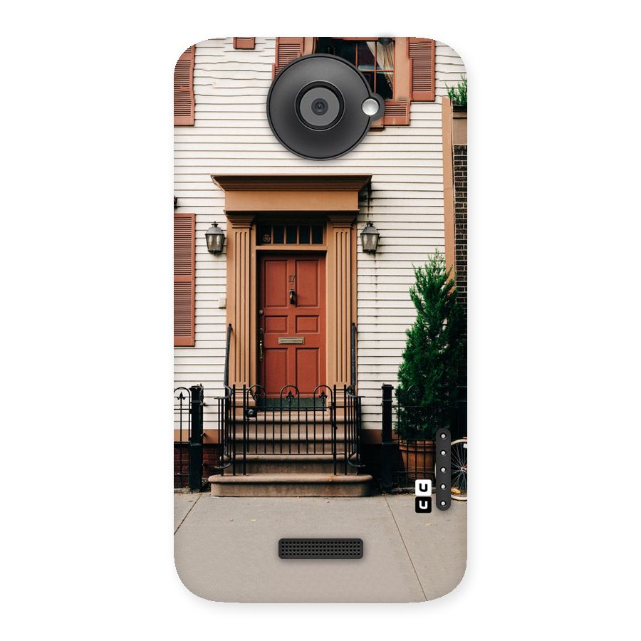 Pretty Orange Door Back Case for HTC One X