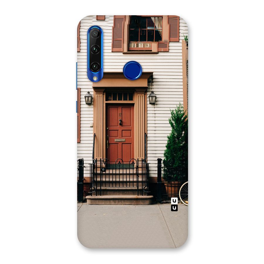 Pretty Orange Door Back Case for Honor 20i