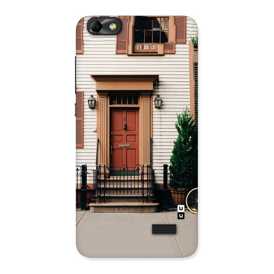 Pretty Orange Door Back Case for Honor 4C