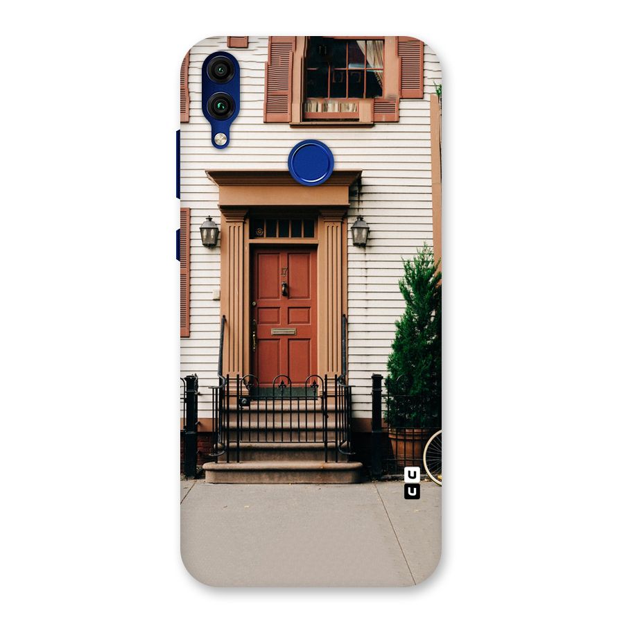 Pretty Orange Door Back Case for Honor 8C