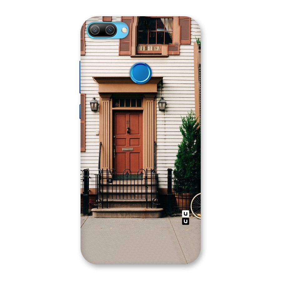 Pretty Orange Door Back Case for Honor 9N