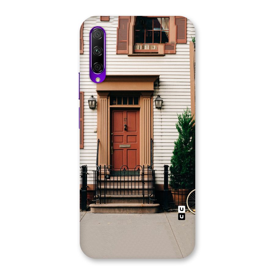 Pretty Orange Door Back Case for Honor 9X Pro