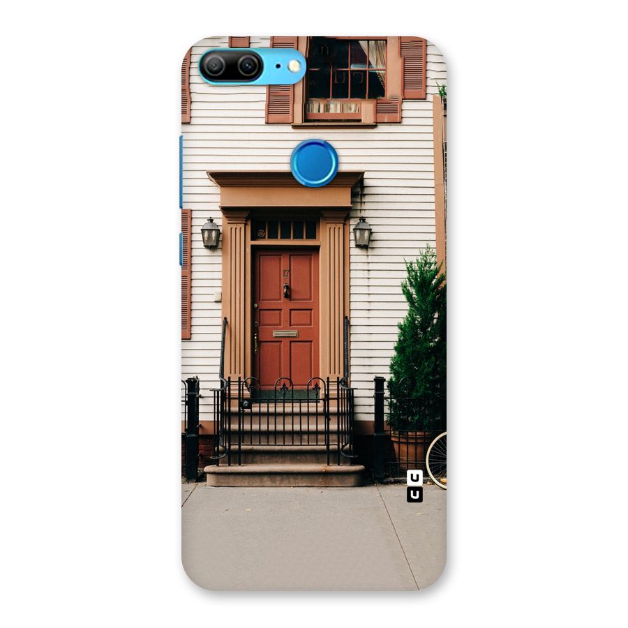 Pretty Orange Door Back Case for Honor 9 Lite