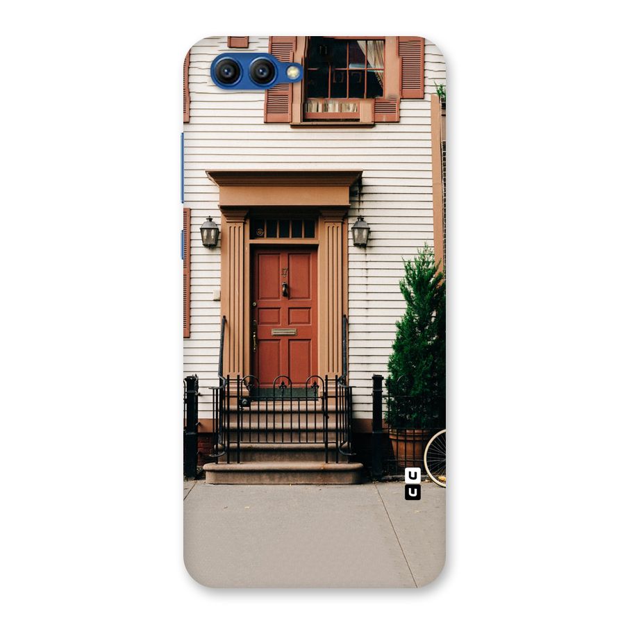 Pretty Orange Door Back Case for Honor View 10