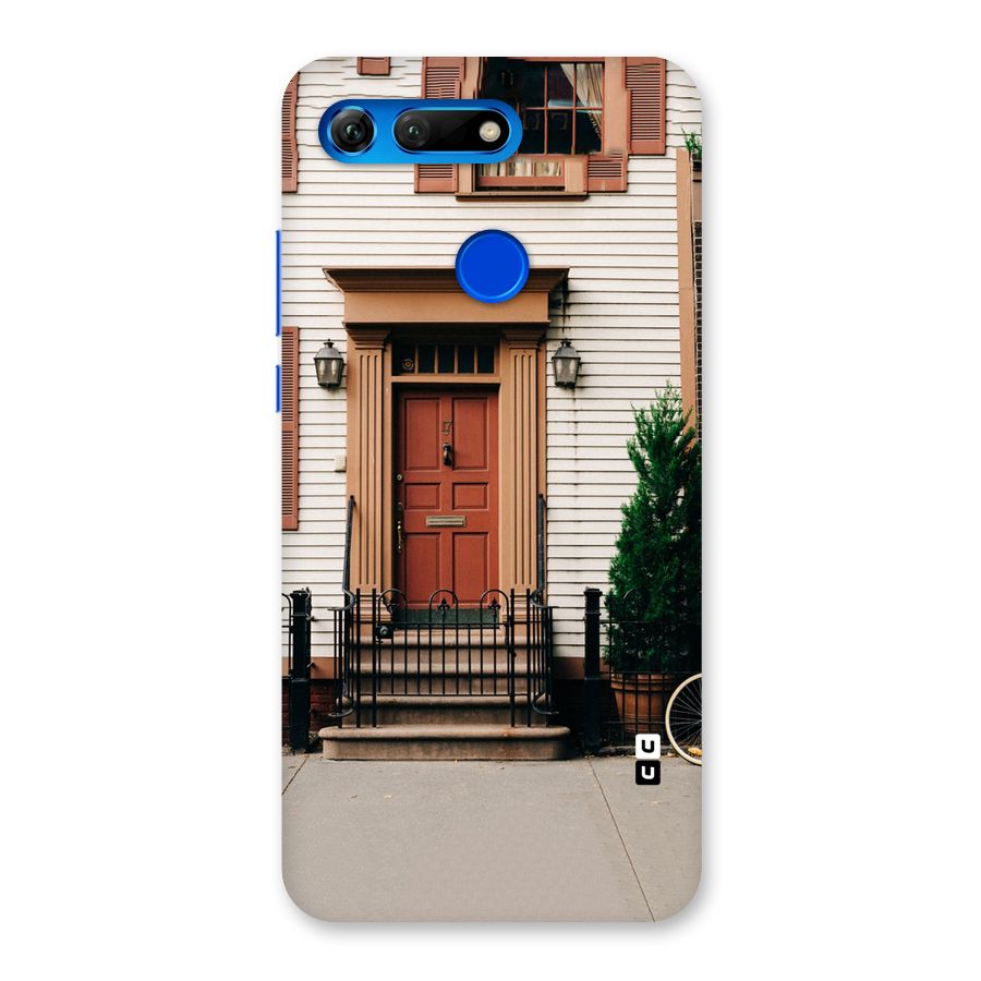 Pretty Orange Door Back Case for Honor View 20