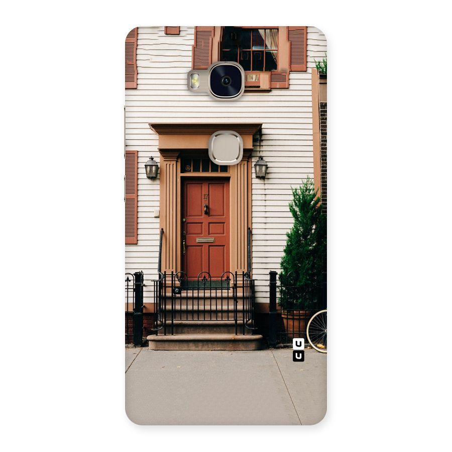 Pretty Orange Door Back Case for Huawei Honor 5X