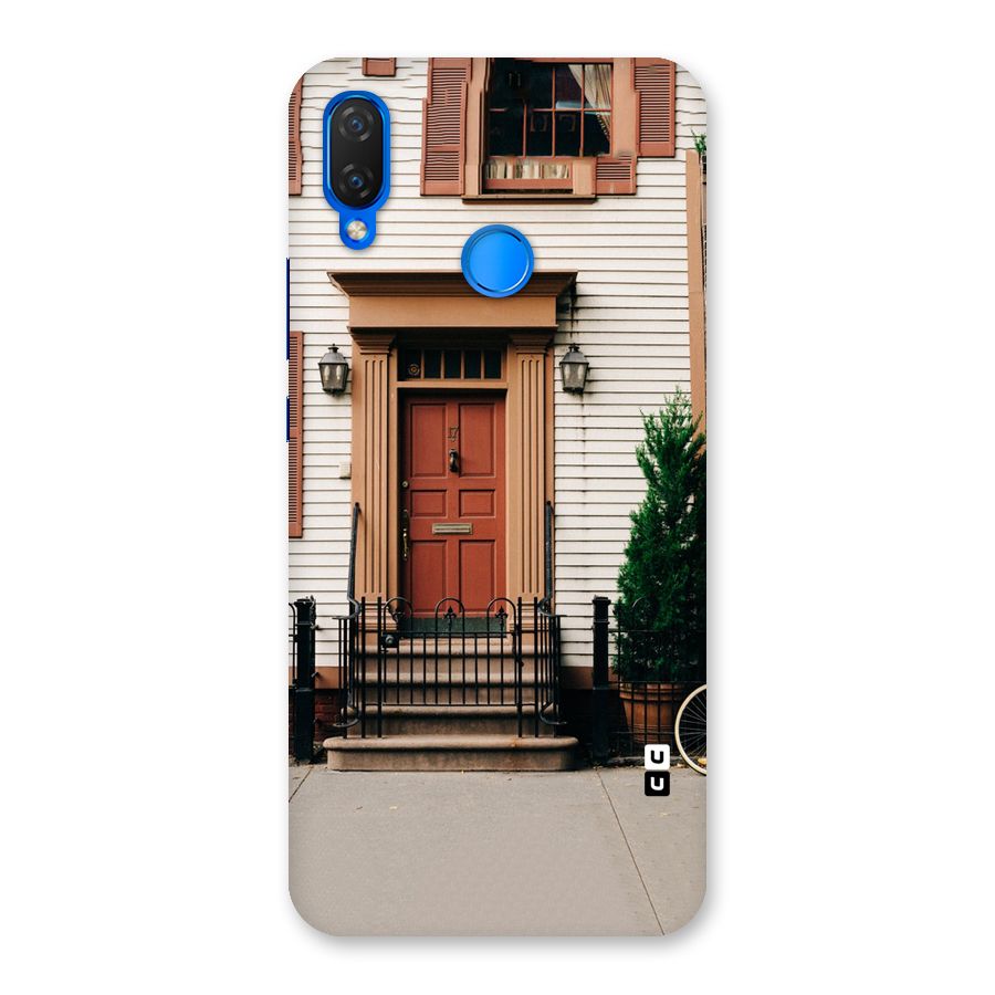 Pretty Orange Door Back Case for Huawei P Smart+