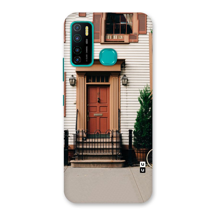 Pretty Orange Door Back Case for Infinix Hot 9 Pro