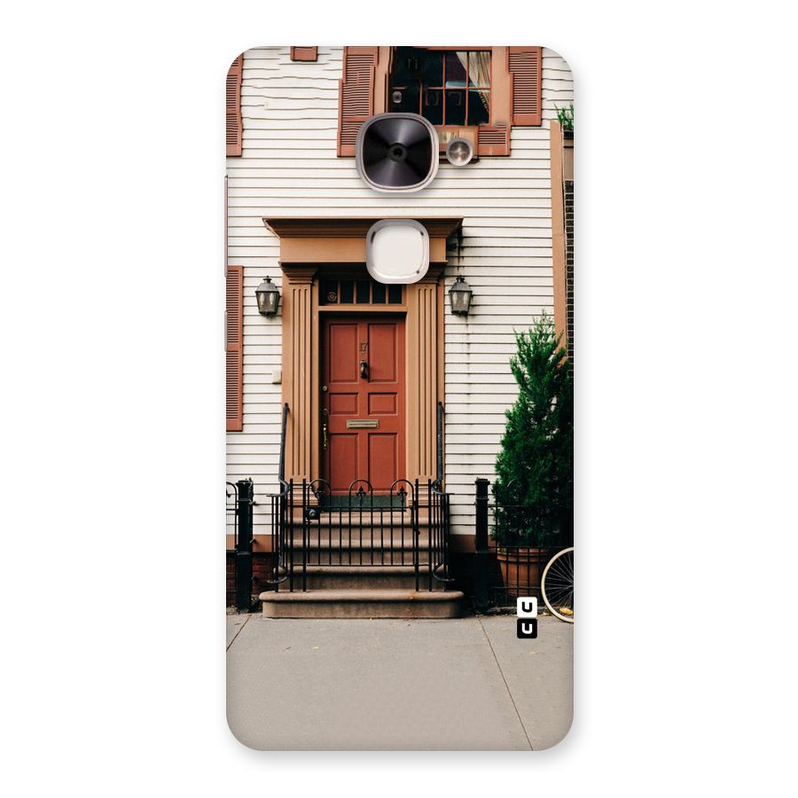 Pretty Orange Door Back Case for Le 2