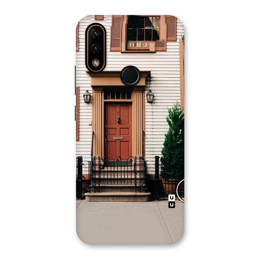 Pretty Orange Door Back Case for Lenovo A6 Note