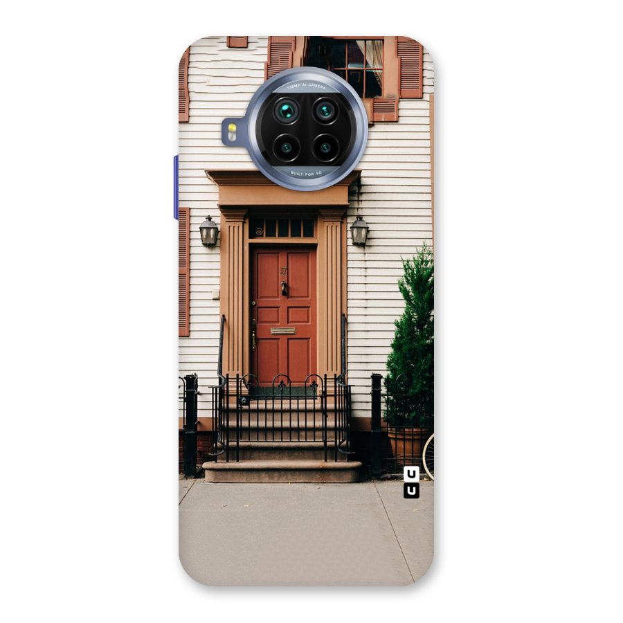 Pretty Orange Door Back Case for Mi 10i