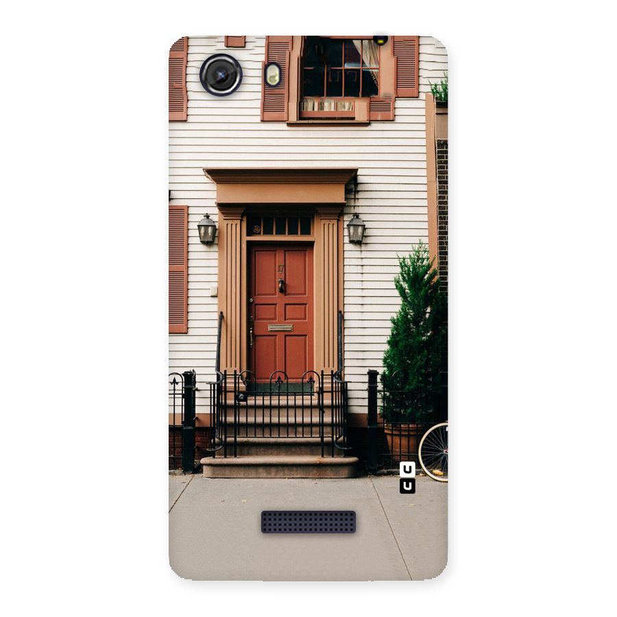 Pretty Orange Door Back Case for Micromax Unite 3