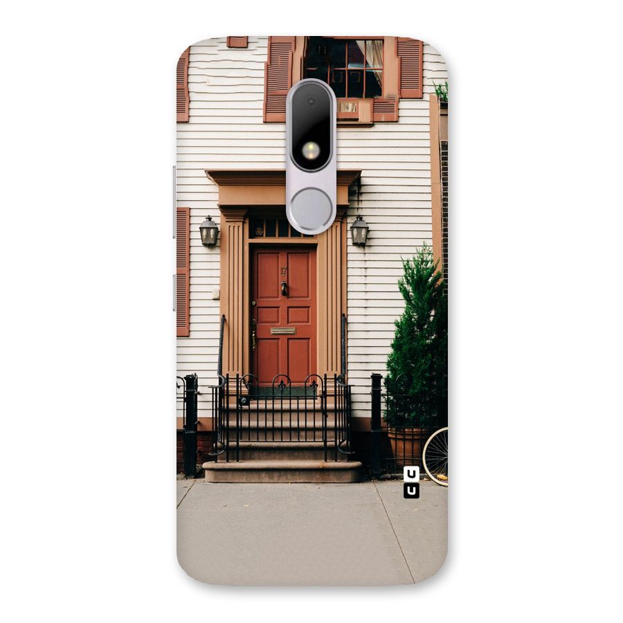 Pretty Orange Door Back Case for Moto M