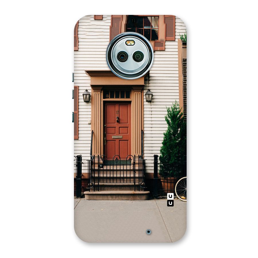 Pretty Orange Door Back Case for Moto X4