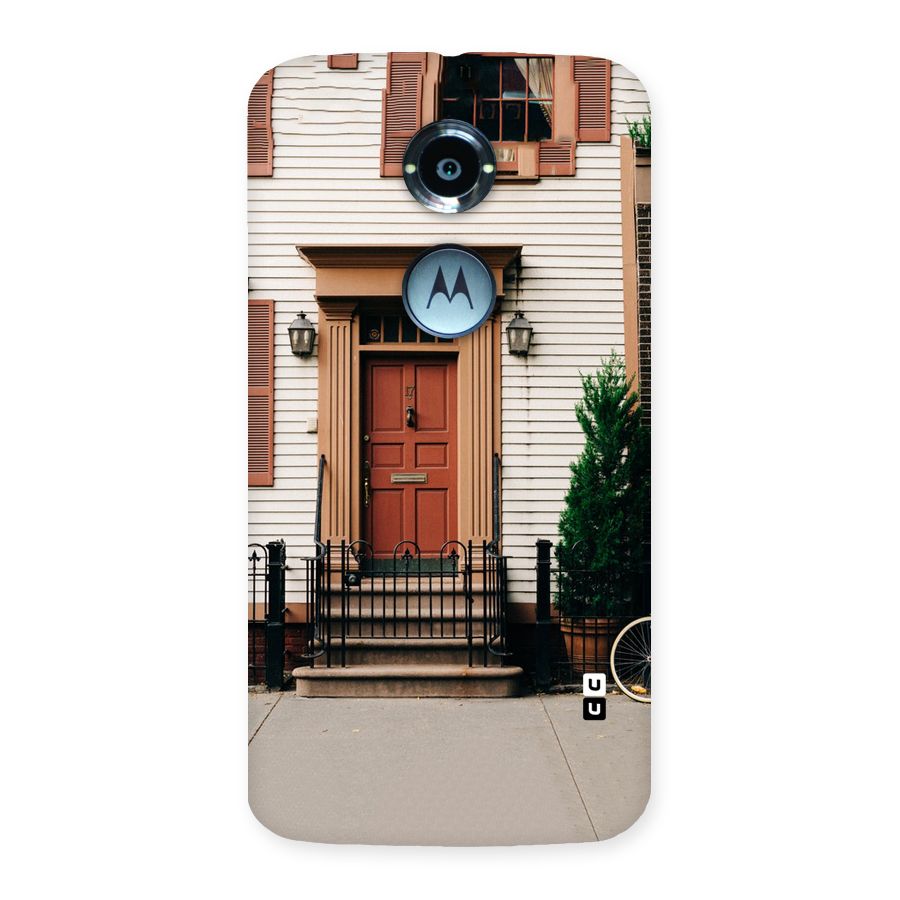 Pretty Orange Door Back Case for Moto X 2nd Gen