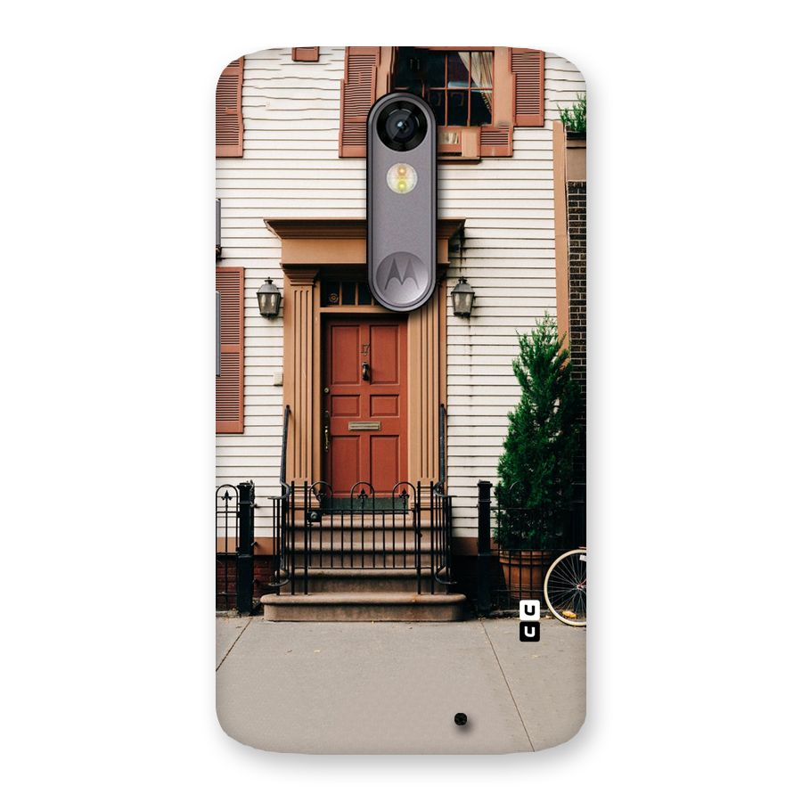 Pretty Orange Door Back Case for Moto X Force