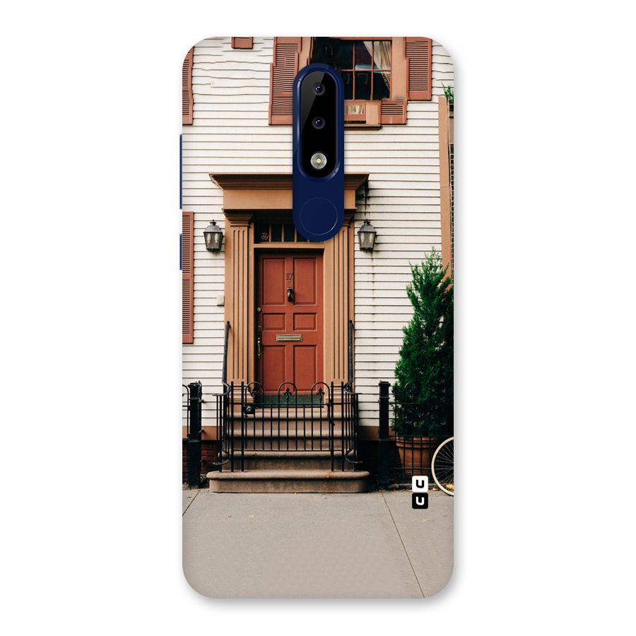 Pretty Orange Door Back Case for Nokia 5.1 Plus