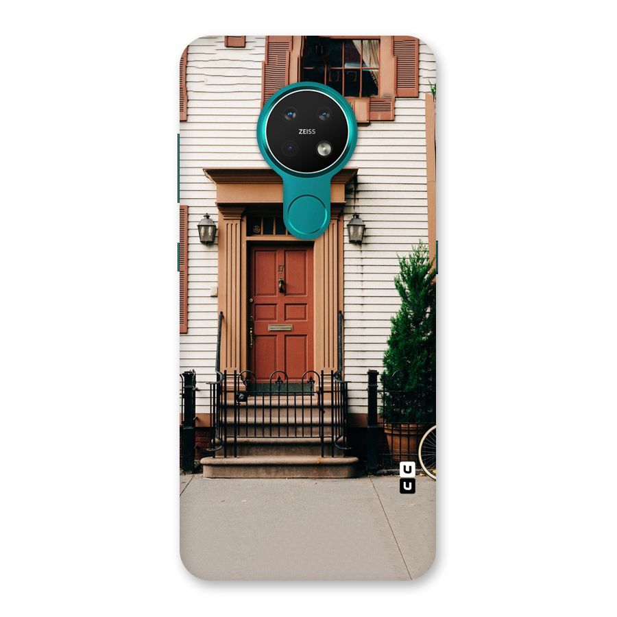 Pretty Orange Door Back Case for Nokia 7.2