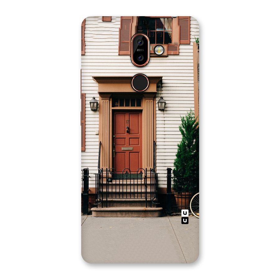 Pretty Orange Door Back Case for Nokia 7 Plus