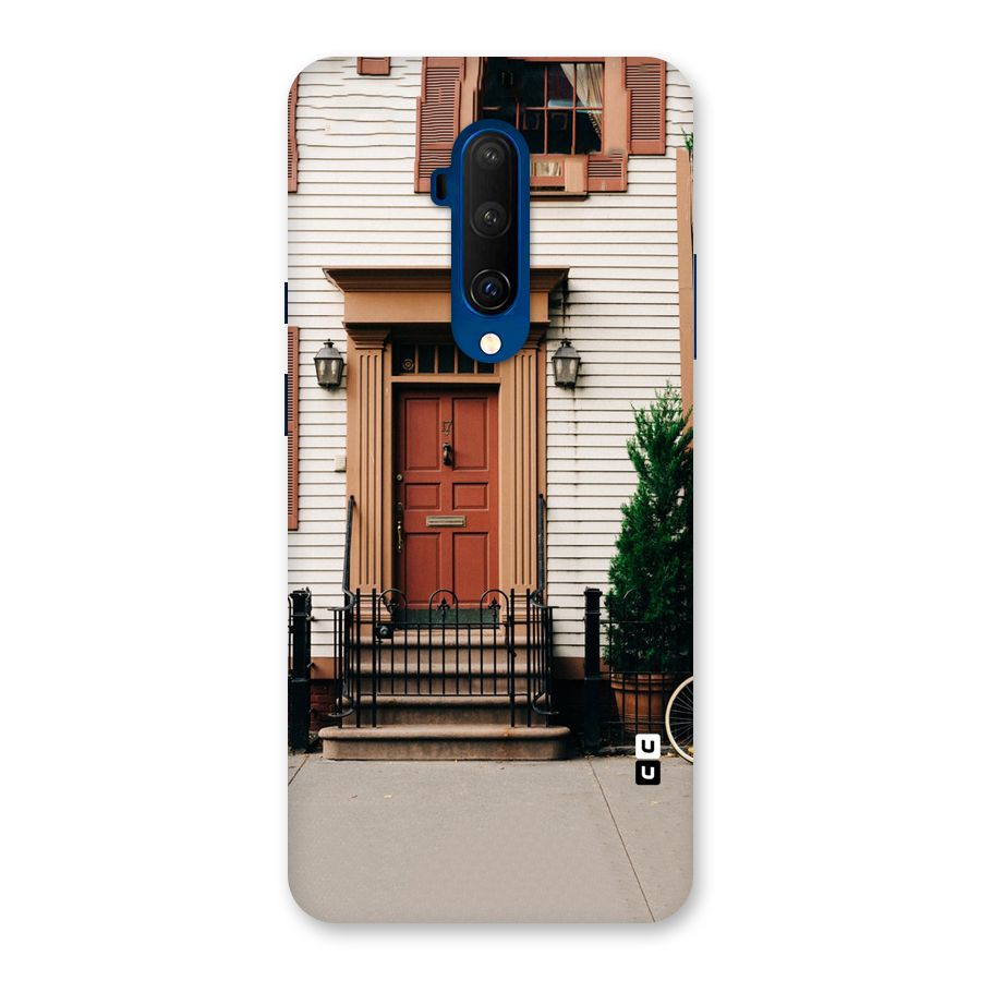 Pretty Orange Door Back Case for OnePlus 7T Pro