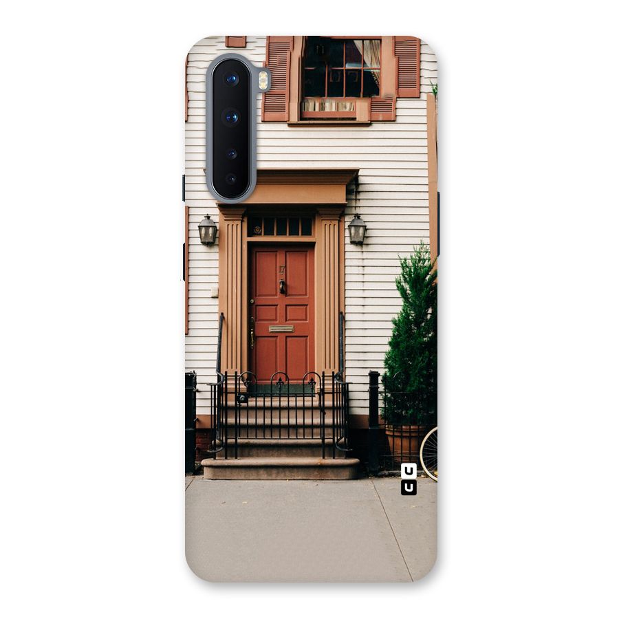 Pretty Orange Door Back Case for OnePlus Nord