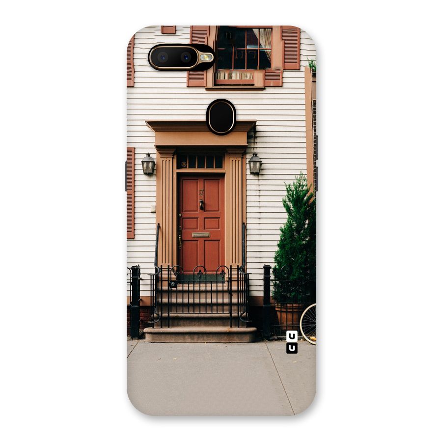 Pretty Orange Door Back Case for Oppo A5s