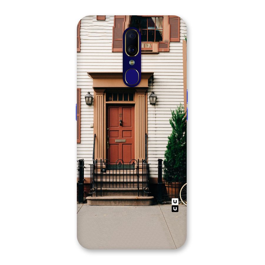 Pretty Orange Door Back Case for Oppo A9