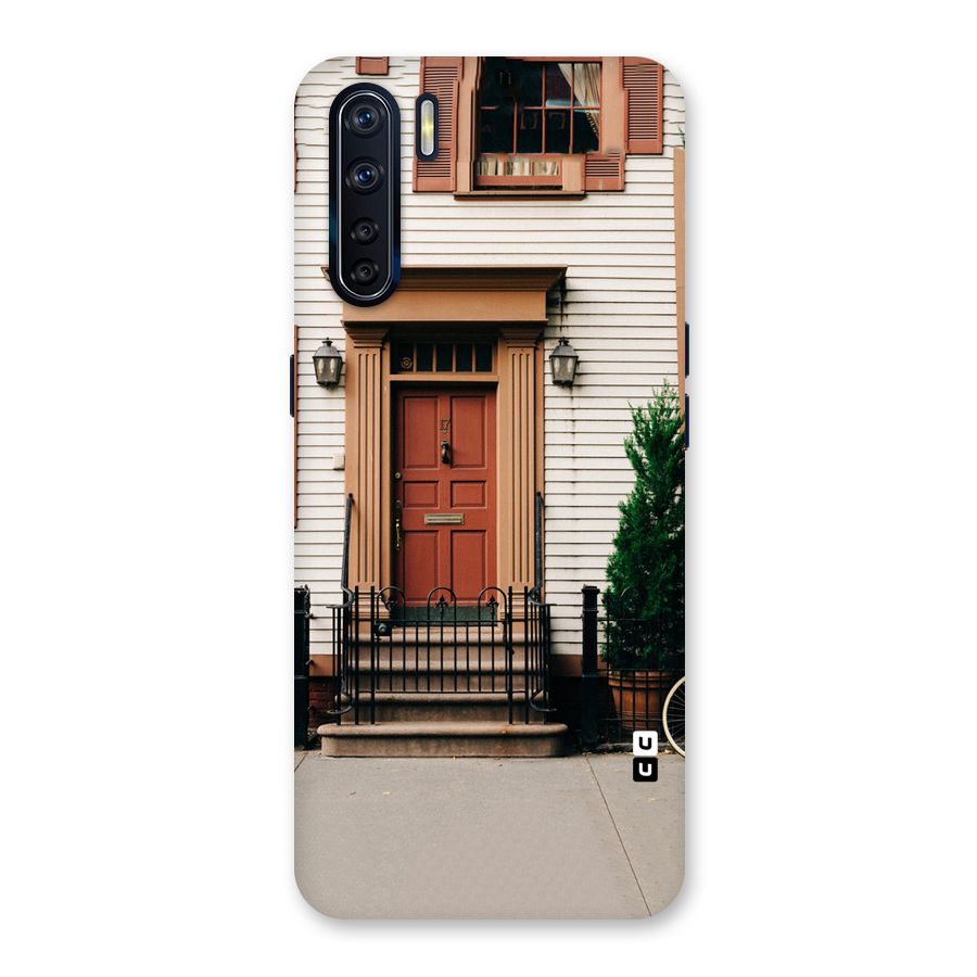 Pretty Orange Door Back Case for Oppo F15