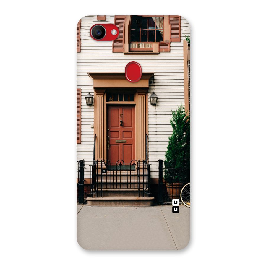 Pretty Orange Door Back Case for Oppo F7
