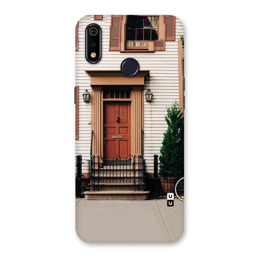 Pretty Orange Door Back Case for Realme 3i