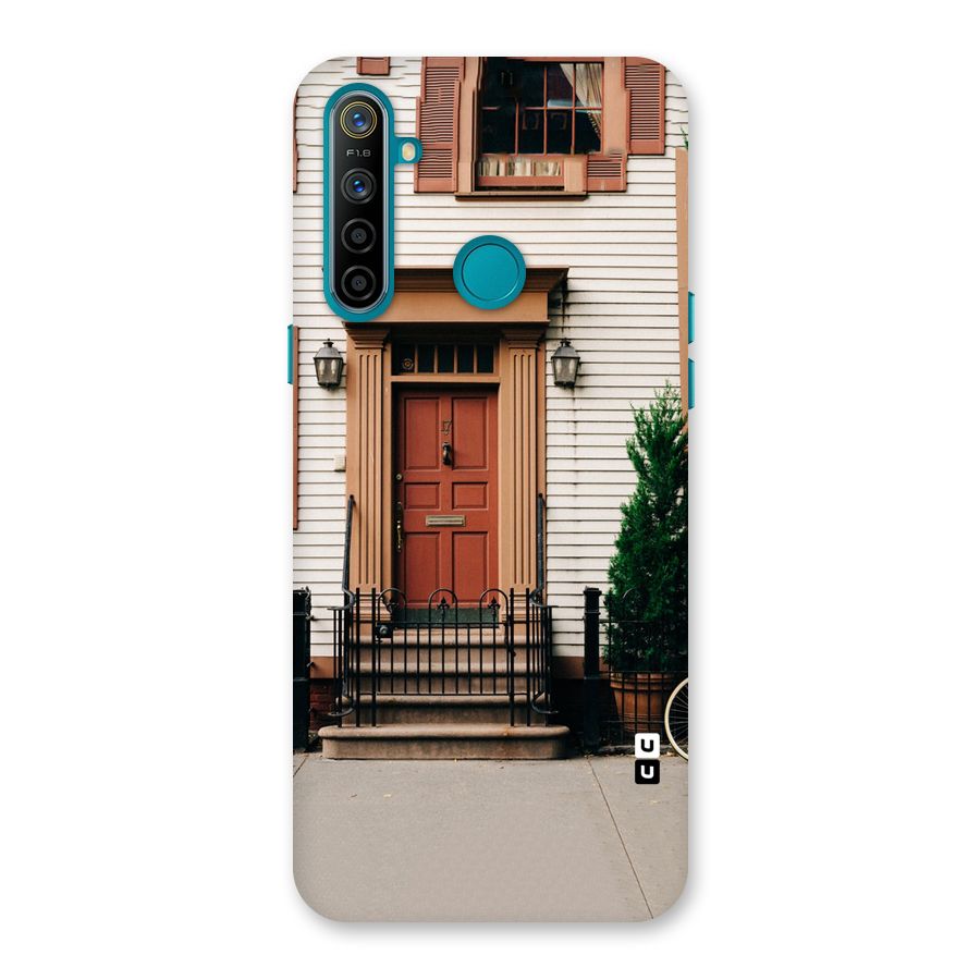 Pretty Orange Door Back Case for Realme 5i