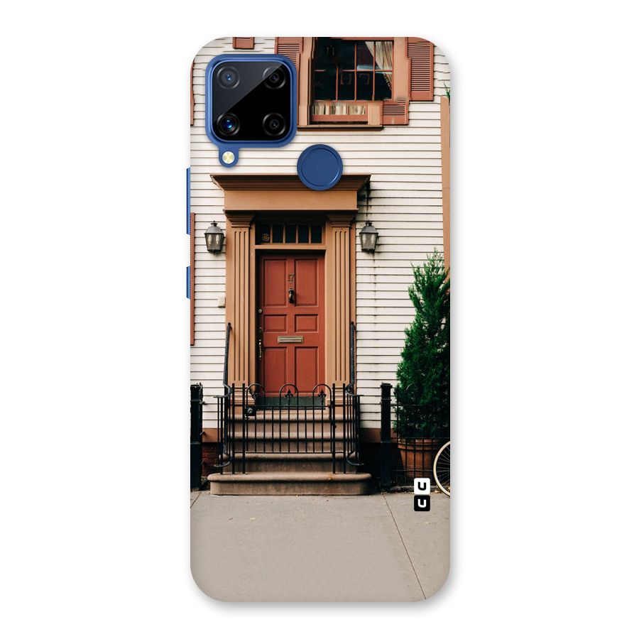 Pretty Orange Door Back Case for Realme C15