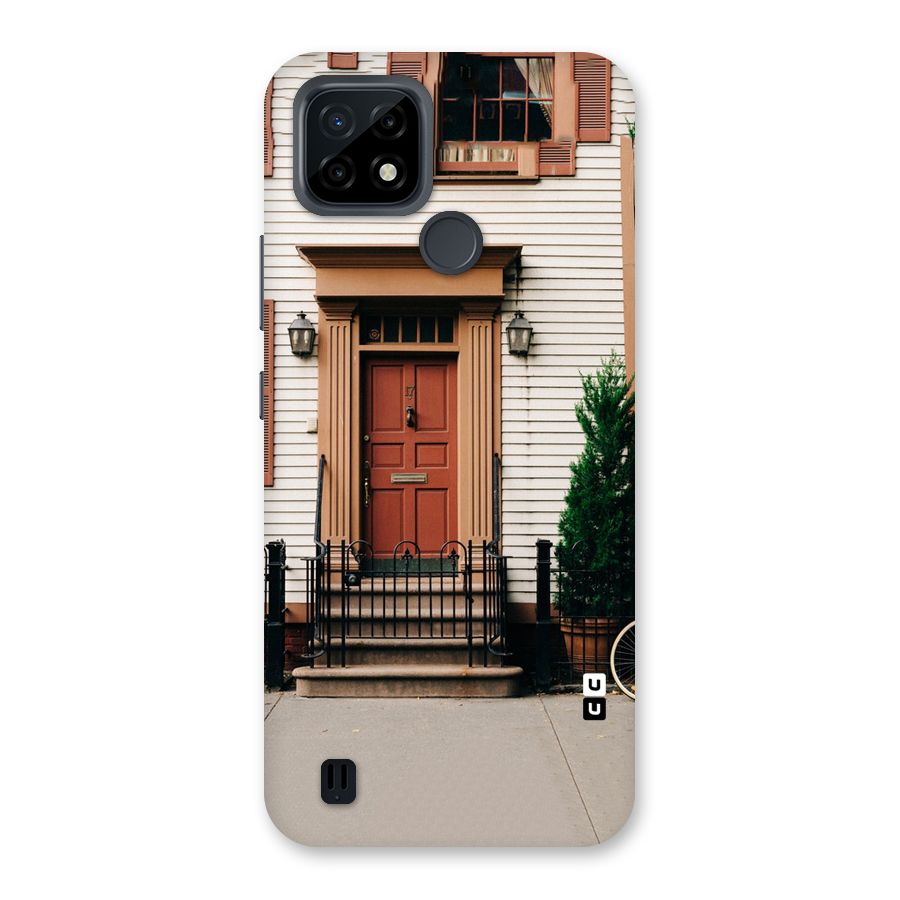 Pretty Orange Door Back Case for Realme C21