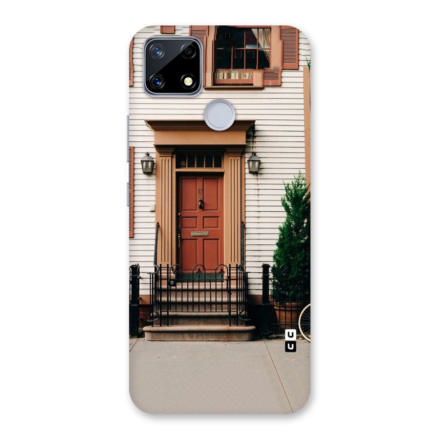 Pretty Orange Door Back Case for Realme Narzo 20