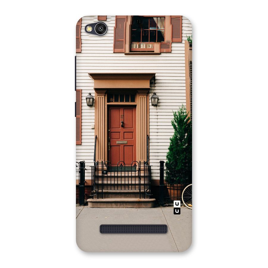 Pretty Orange Door Back Case for Redmi 4A